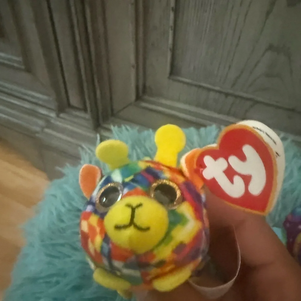 Colorful Plush Small TY! NWT!